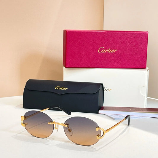 3 color frameless sunglasses