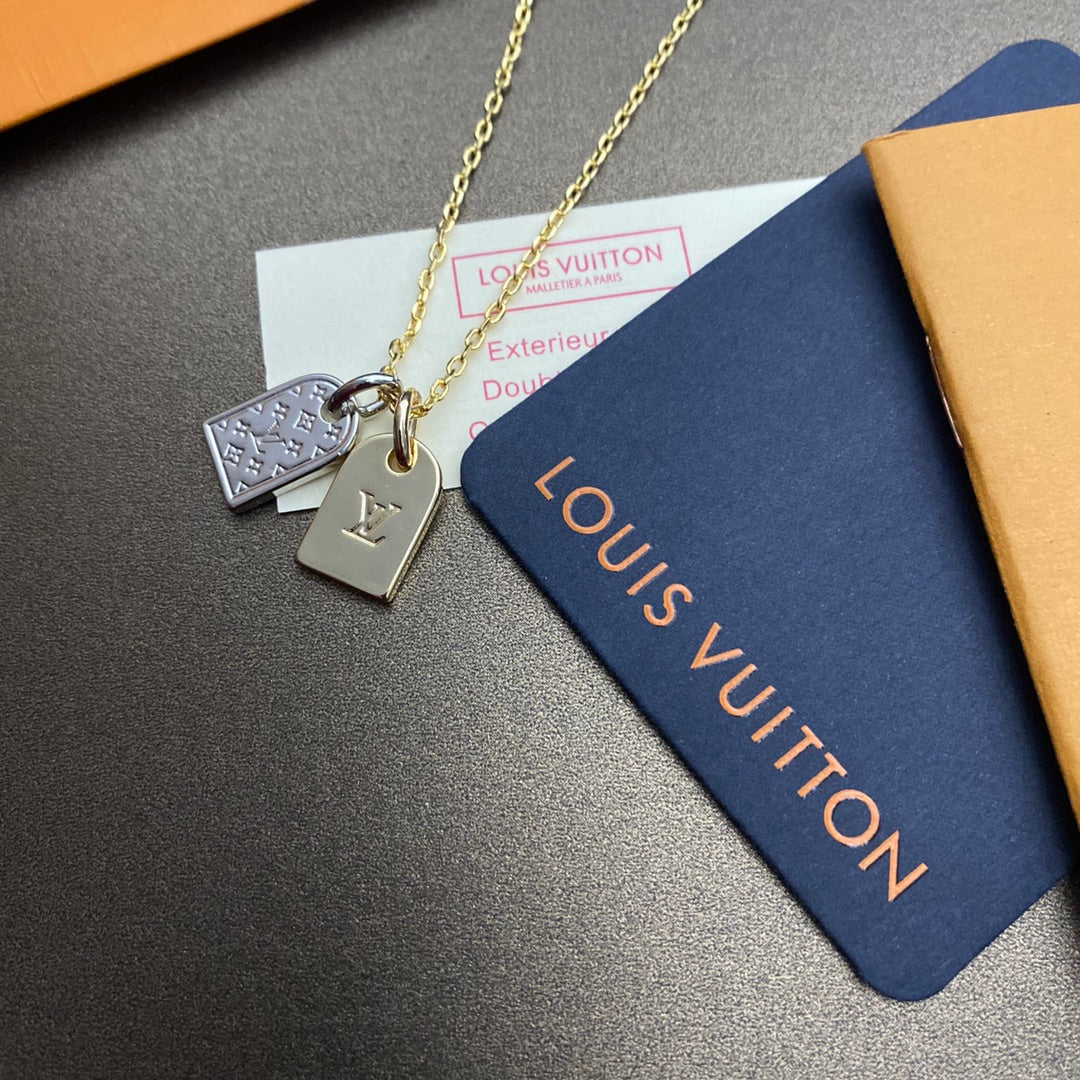 Double Brand Adjustable Necklace