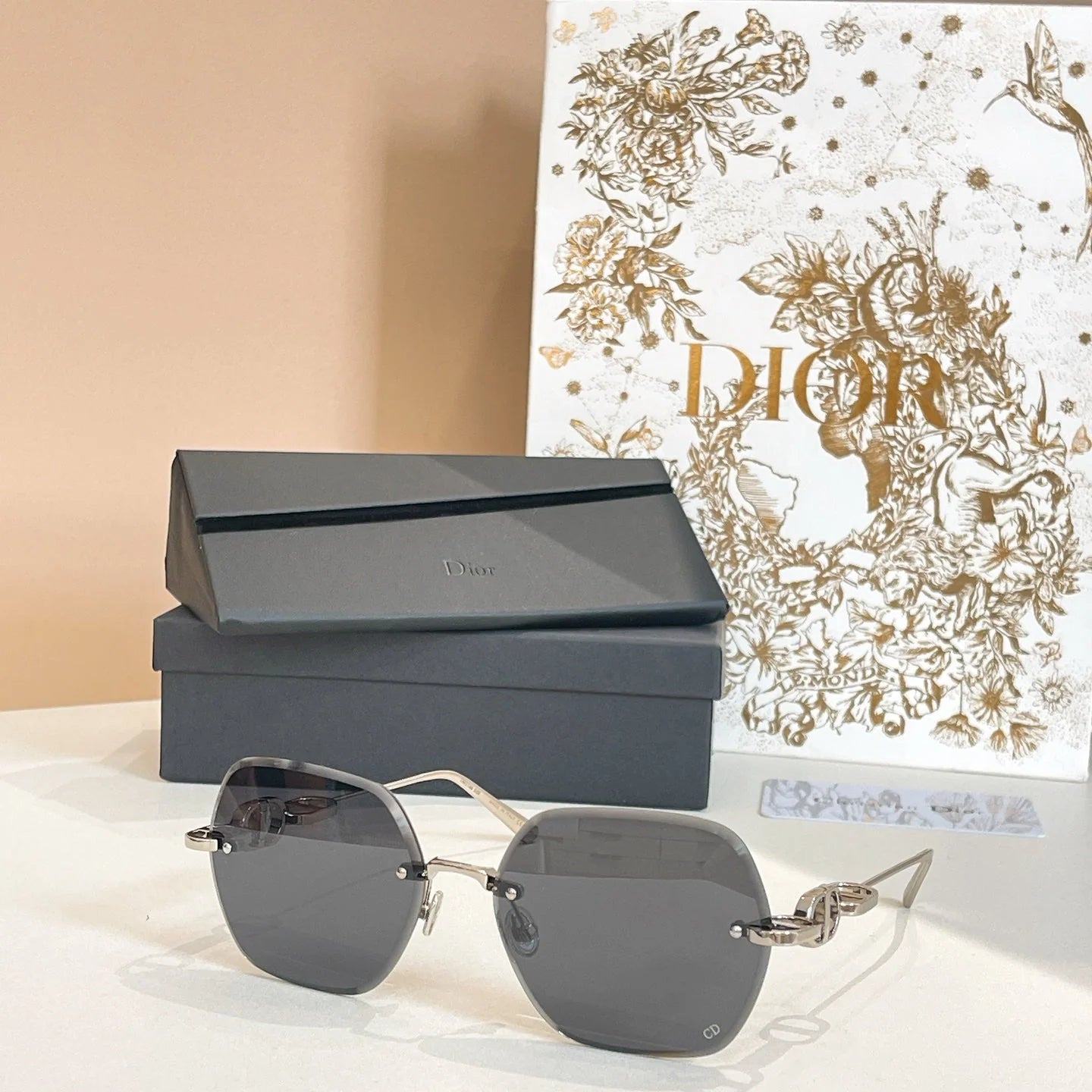 7 colors frameless sunglasses