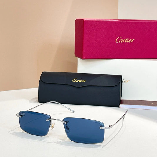 New frameless square sunglasses