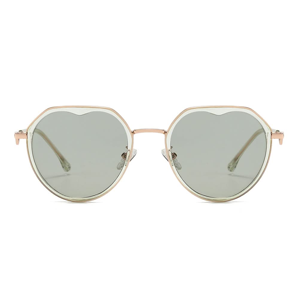 Dollger Gradient Lens Round Sunglasses