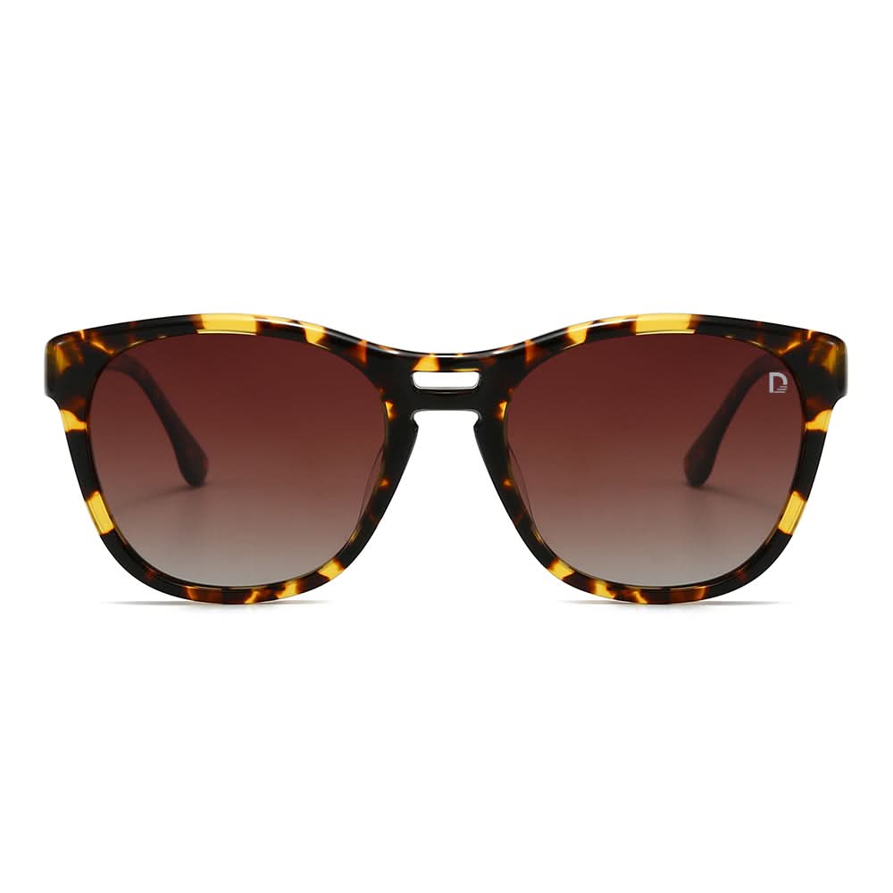 Dollger New Double Brow Bar Design Round Sunglasses