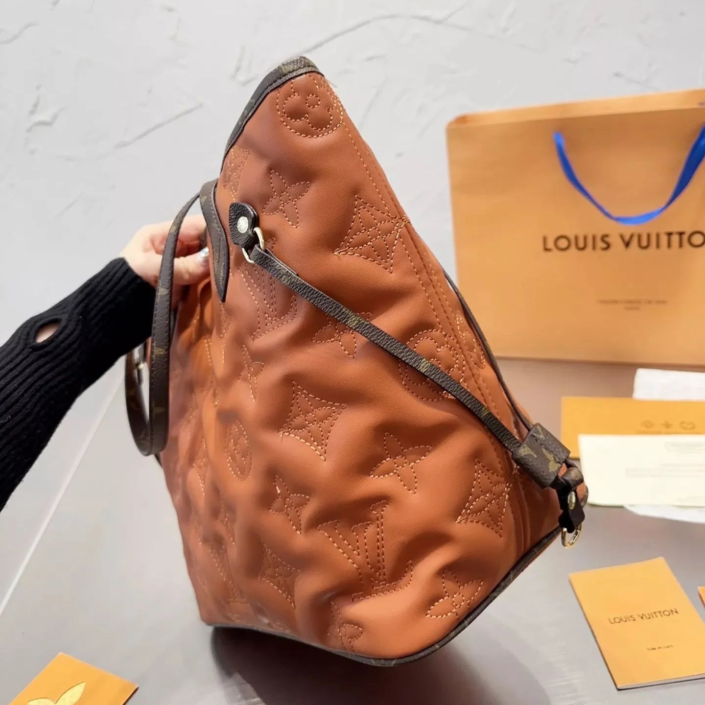 Neverfull Seam Monogram Tote Bag