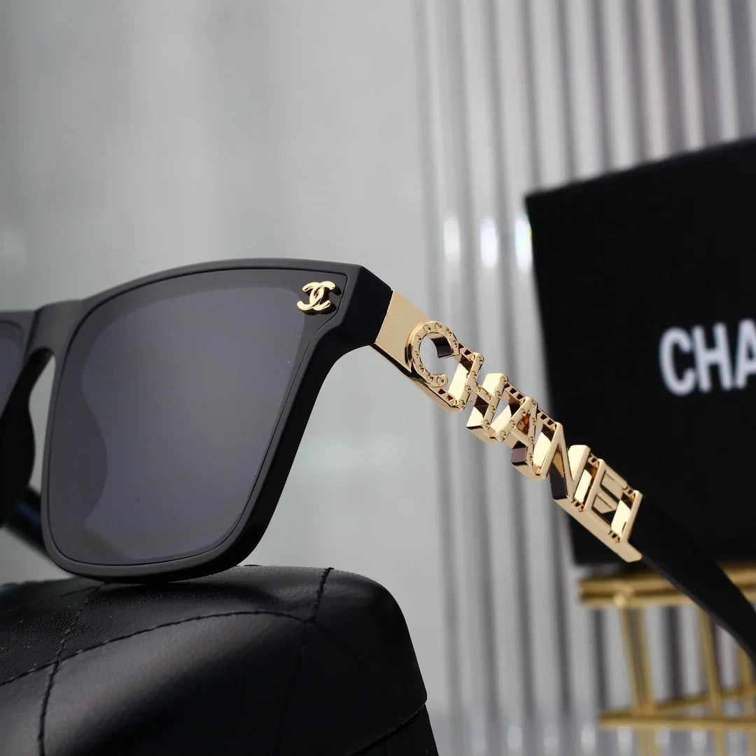 6-color Polaroid nylon HD lenses frameless design sunglasses 33030