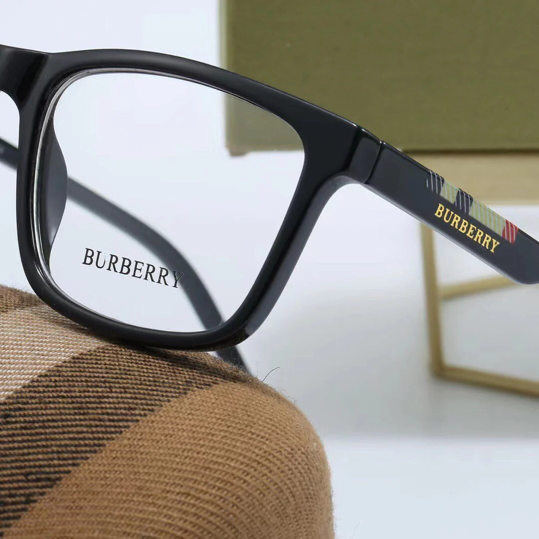 Fashion plaid temples glasses