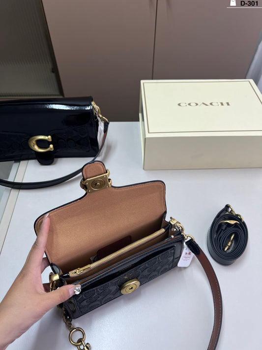 New double-layer two-long straps shoulder and crossbody bag