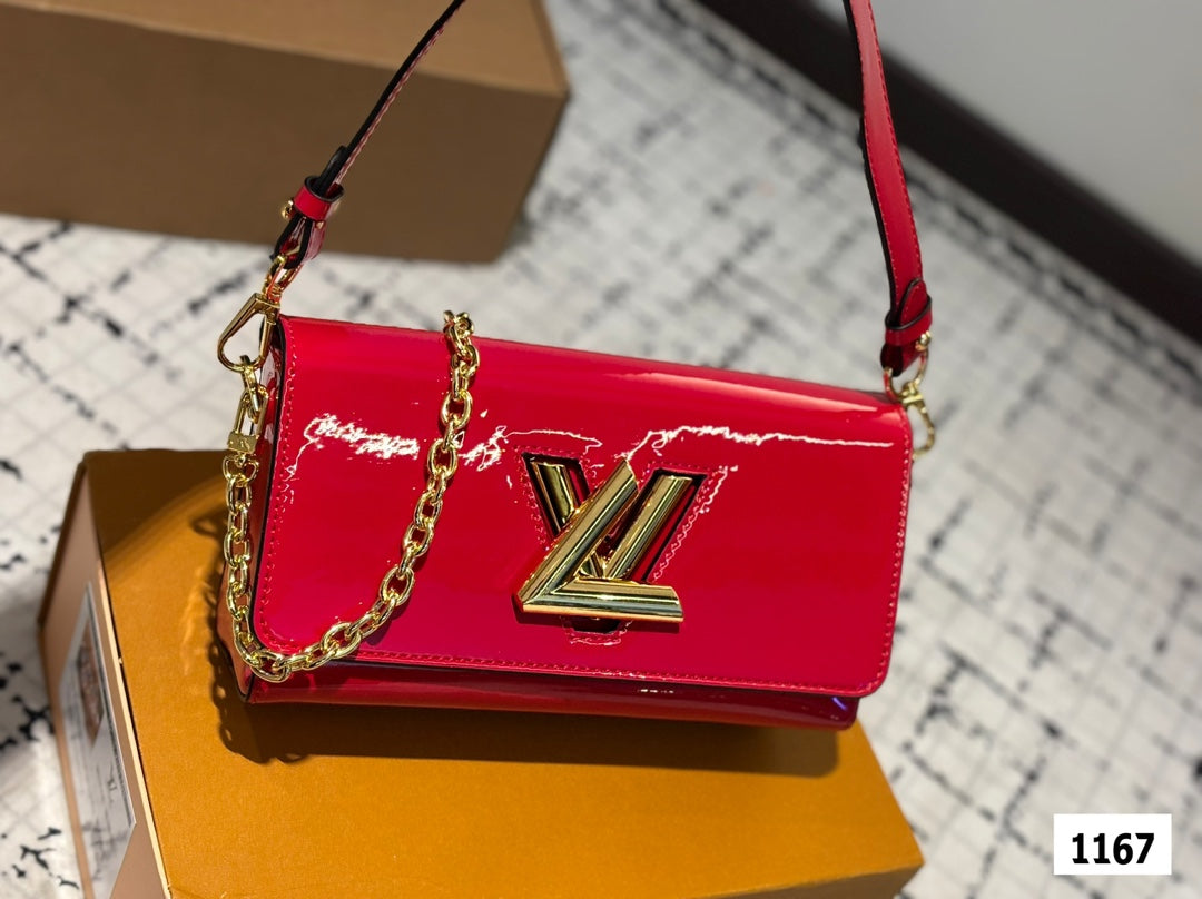 New tricolor messenger bag