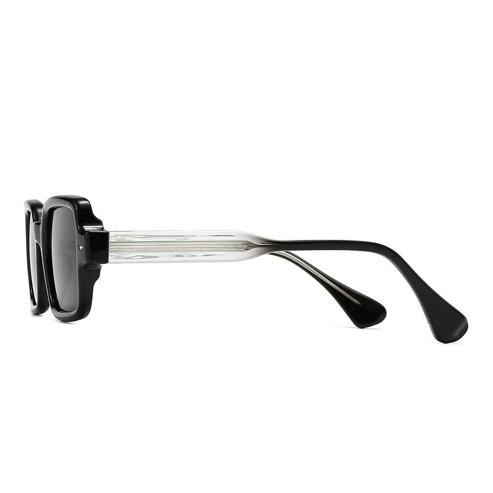 Dollger Square 90s Retro Clear Sunglasses