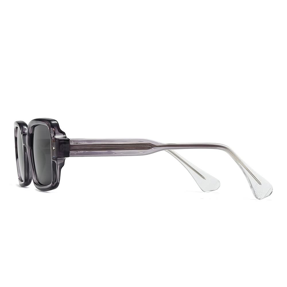 Dollger Square 90s Retro Clear Sunglasses