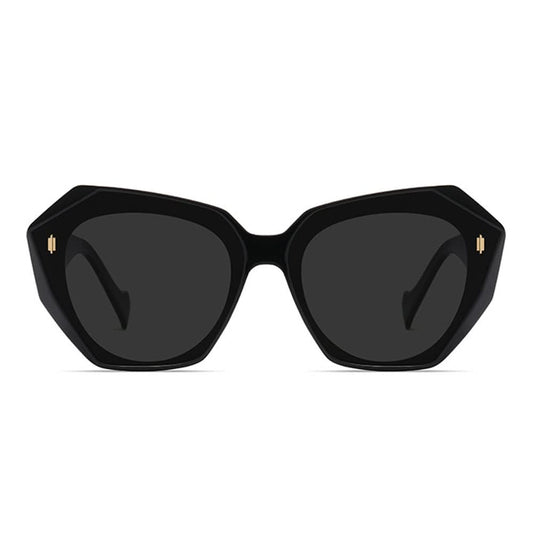 Retro Tinted Polygonal Cat Eye Sunglasses