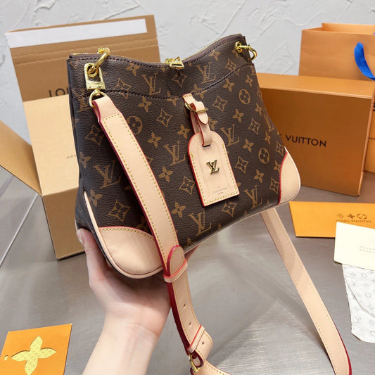 Classic Vintage Monogram Print Bag