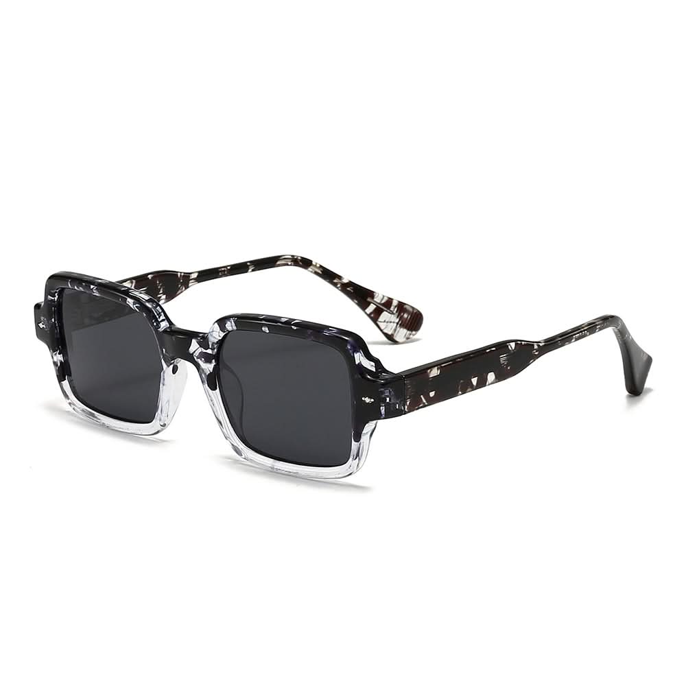 Dollger Square 90s Retro Clear Sunglasses