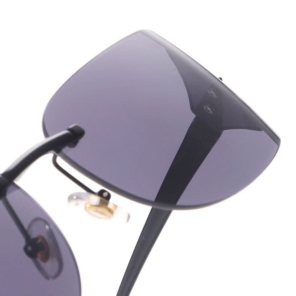 Dollger Rectangle Rimless Tinted Sunglasses