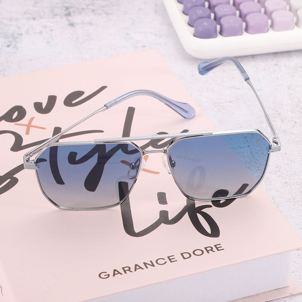 Dollger Retro-Vintage Aviator Tinted Sunglasses