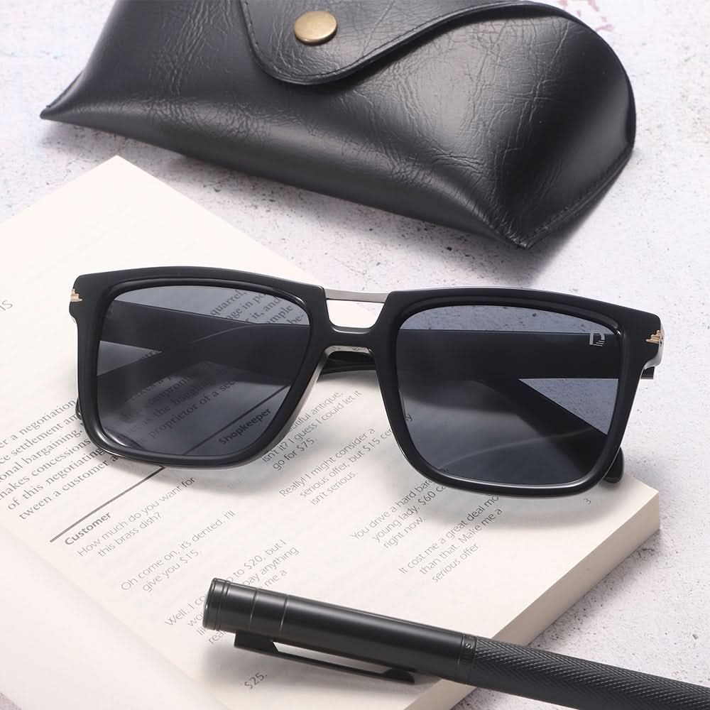 Dollger Square Aviator Tinted Sunglasses