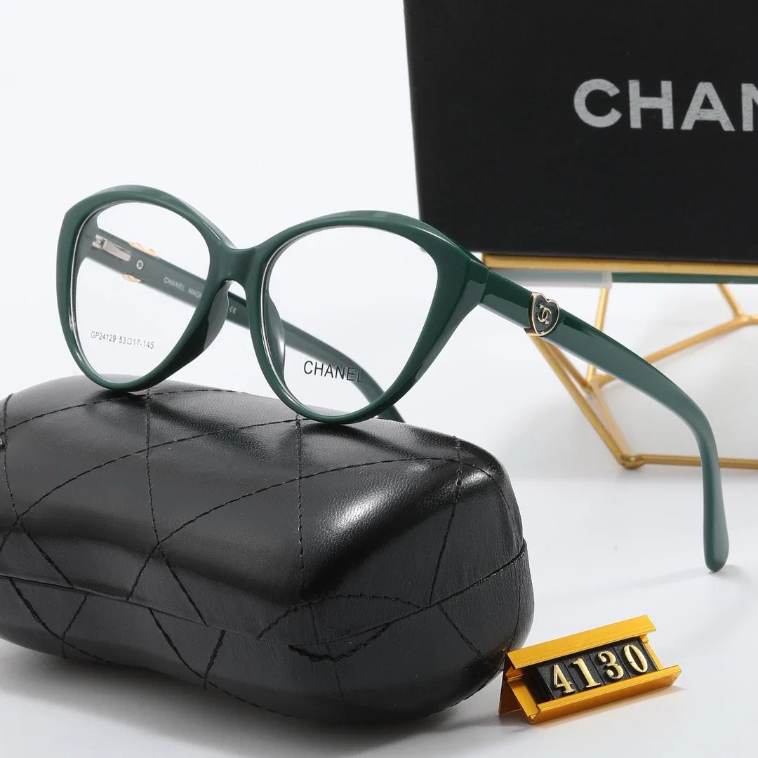 5-color full-frame transparent lens sunglasses 4130