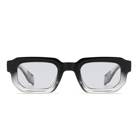 Dollger Acetate Rectangle Full-Rim Tinted Sunglasses