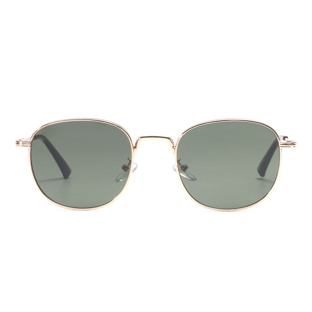 Dollger Rose Gold Retro-Vintage Round Tinted Sunglasses