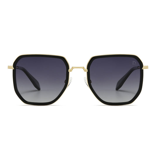 Dollger Retro Polygon Trendy Square Polarized Sunglasses