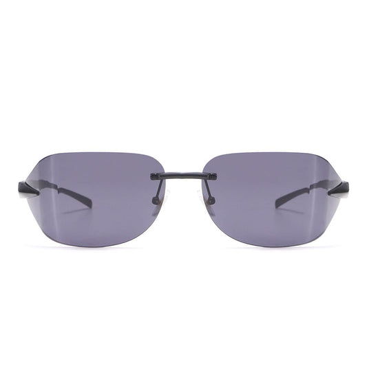 Dollger Rectangle Rimless Tinted Sunglasses