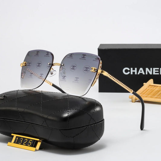 8 colors rimless thin lens metal sunglasses 1325