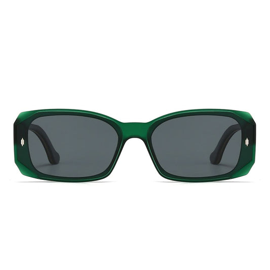 Dollger Square Wooden Temples Retro Sunglasses