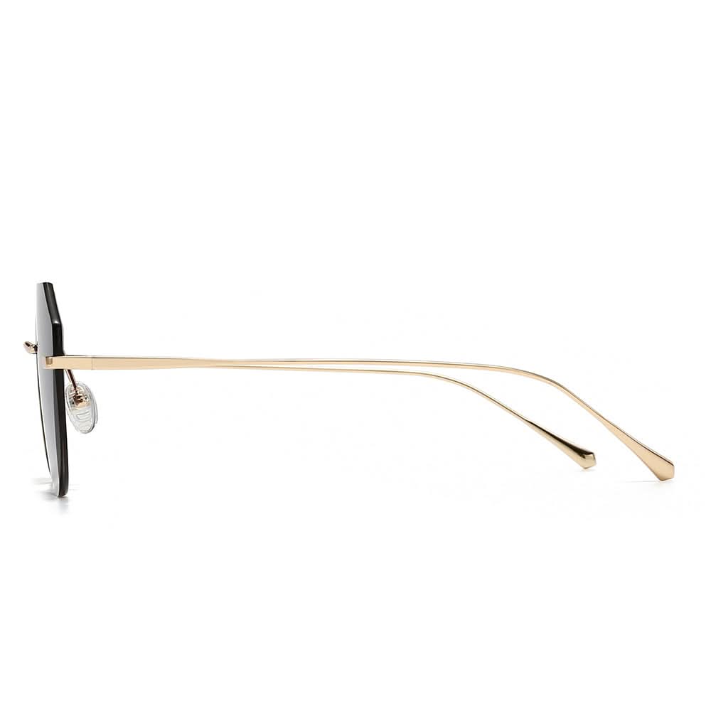 Dollger Irregular Round Tinted Sunglasses