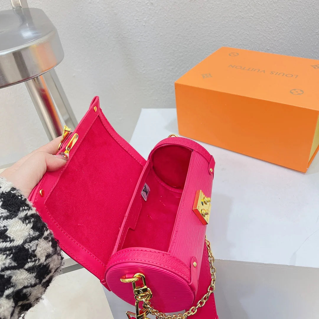 Cylinder Barbie Water Ripple Bag