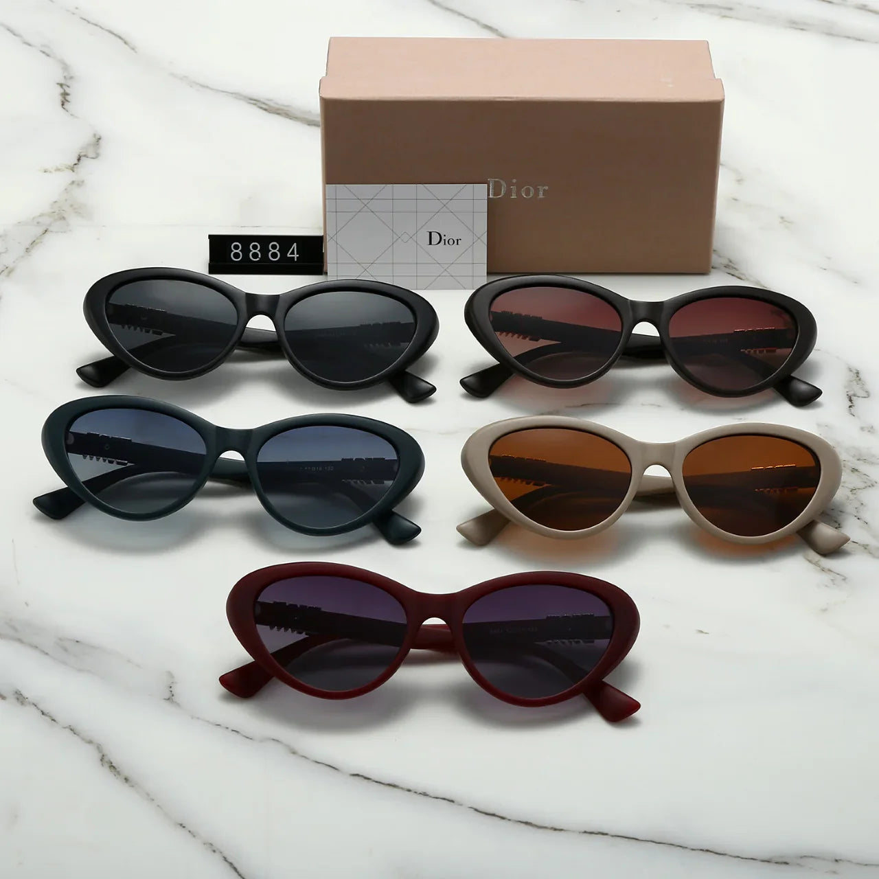5-color polarized lens travel sunglasses 8884