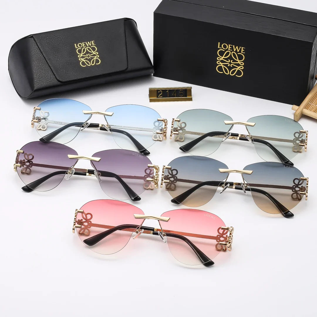 Multicolor trendy plain sunglasses  2145