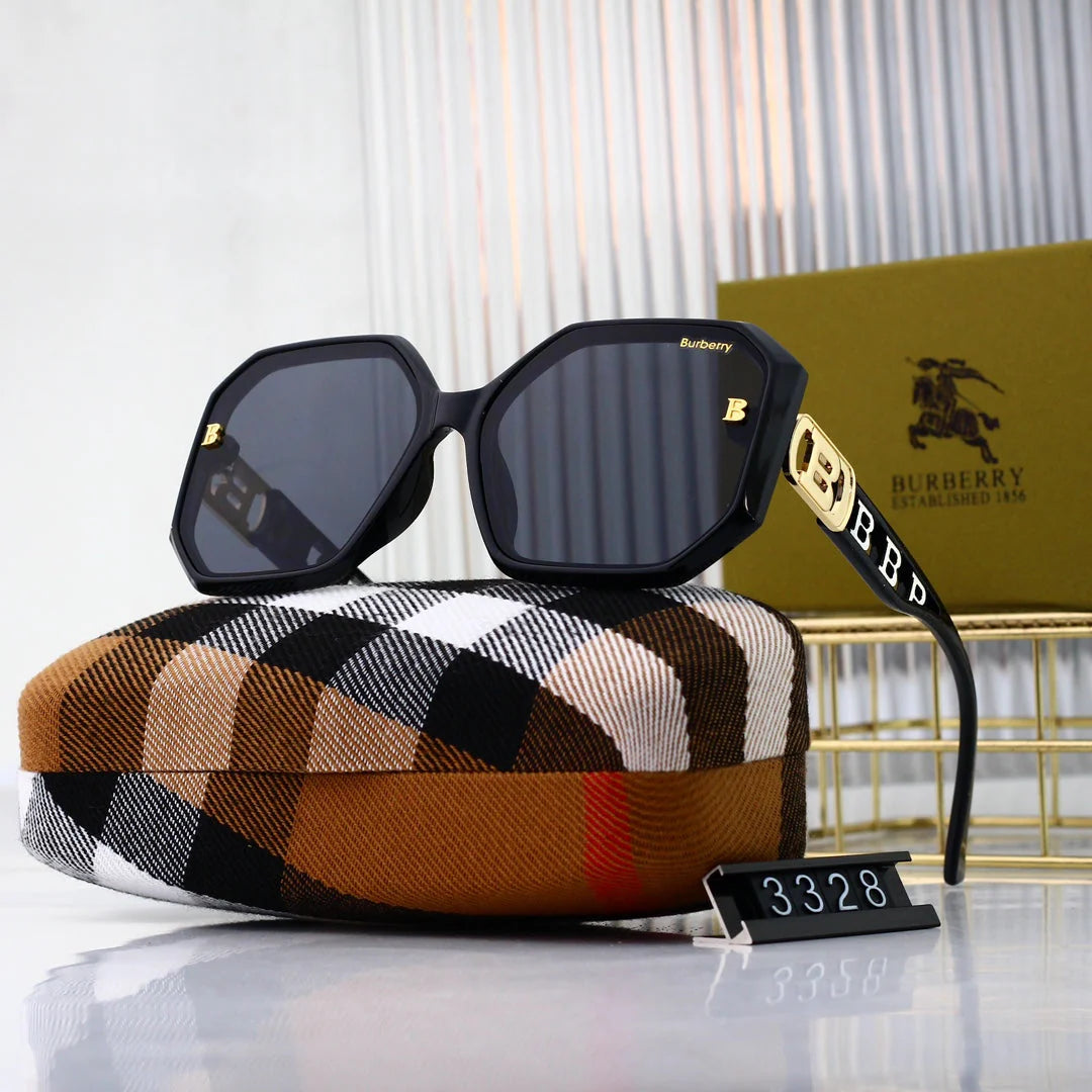 6 colors new prismatic high-definition lens full frame design sunglasses 3328