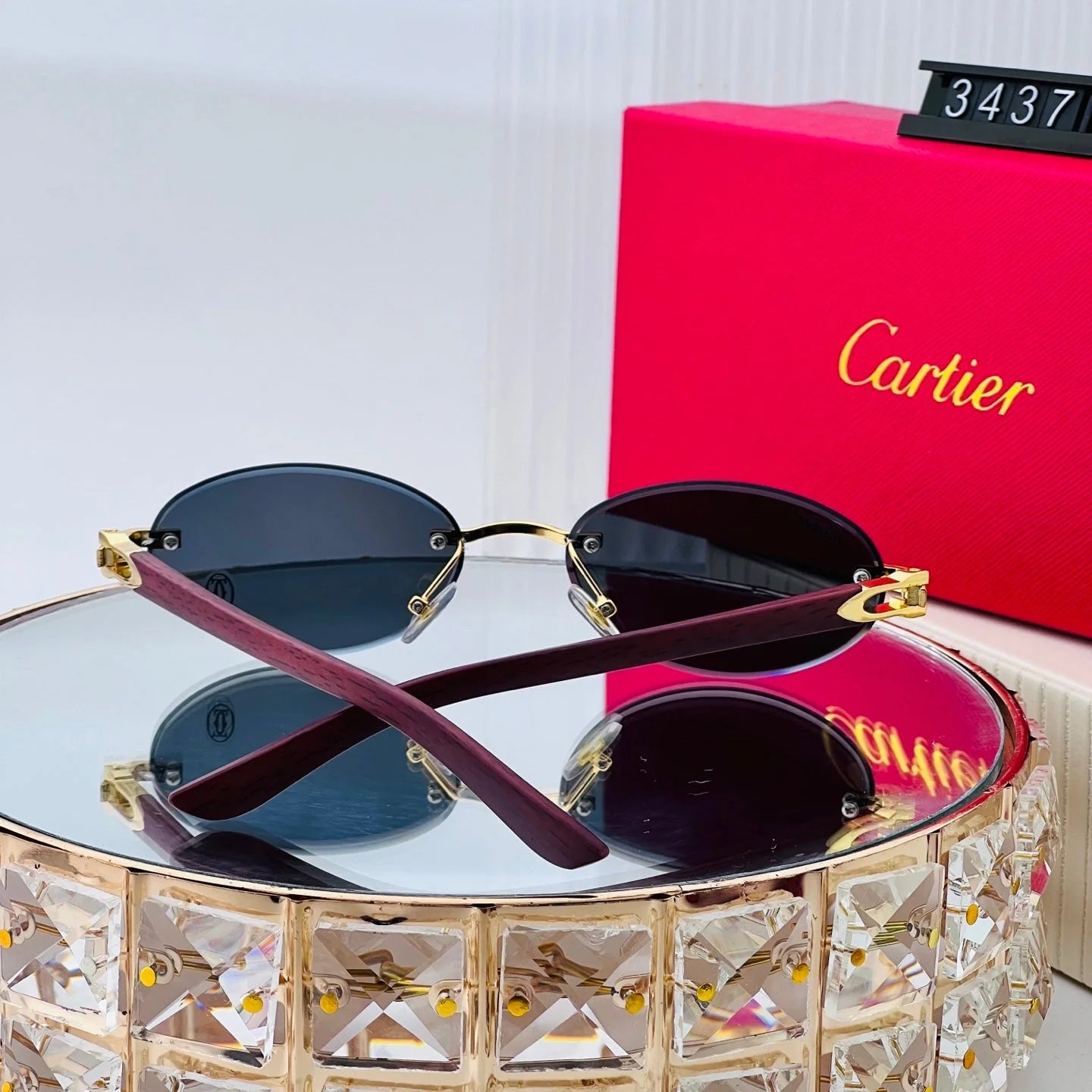 4 colors fashion sunglasses 3437