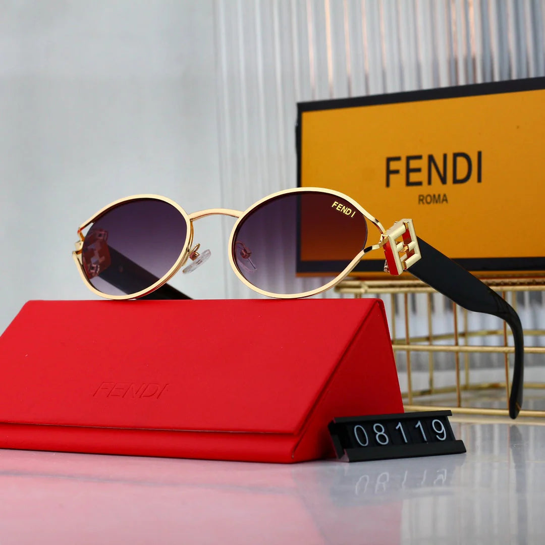 New curved nylon high-definition lens sunglasses, half-frame design shows elegance