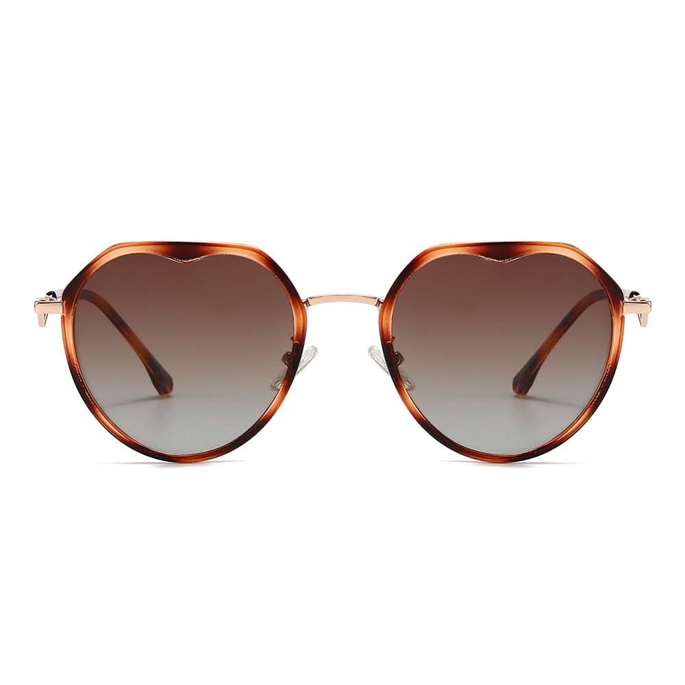 Dollger Gradient Lens  Round Sunglasses
