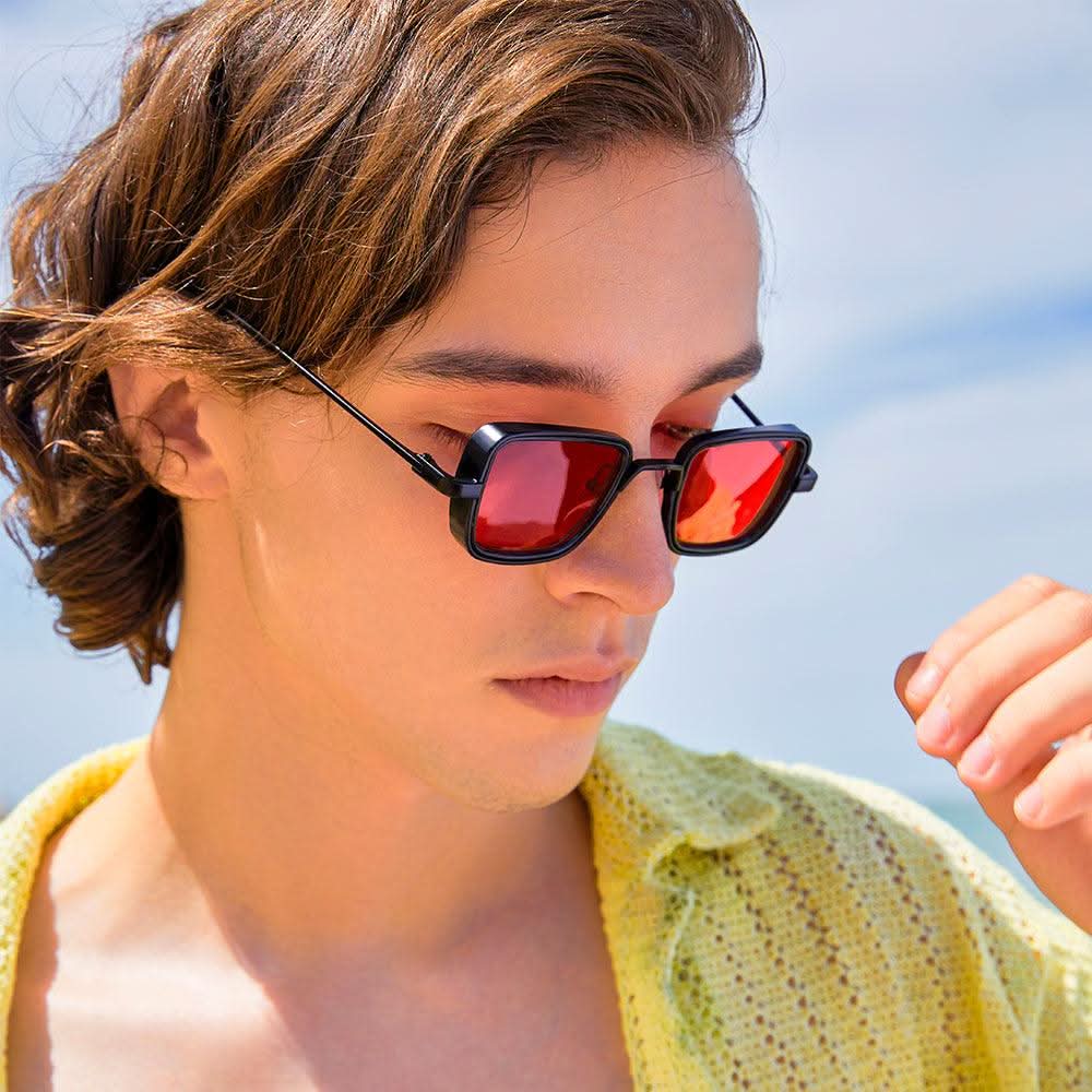 Dollger Metal Square Frame Sunglasses