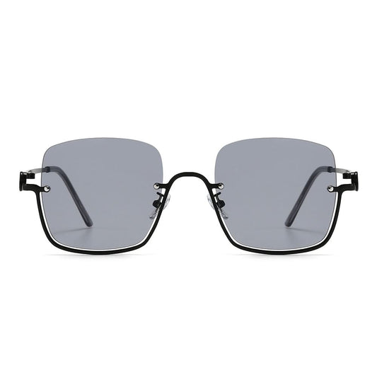 Dollger Square Semi-Rimless Tinted Sunglasses
