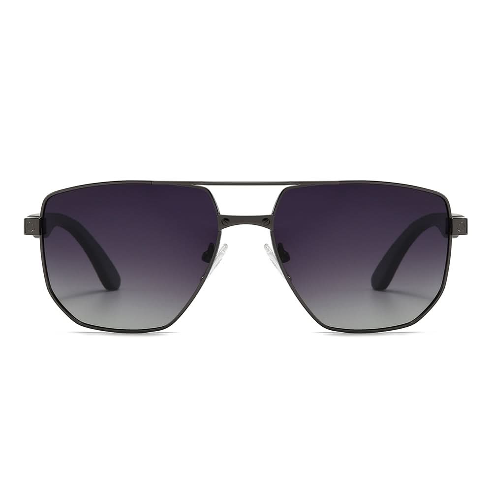 Dollger Wood Vintage Aviator Sunglasses