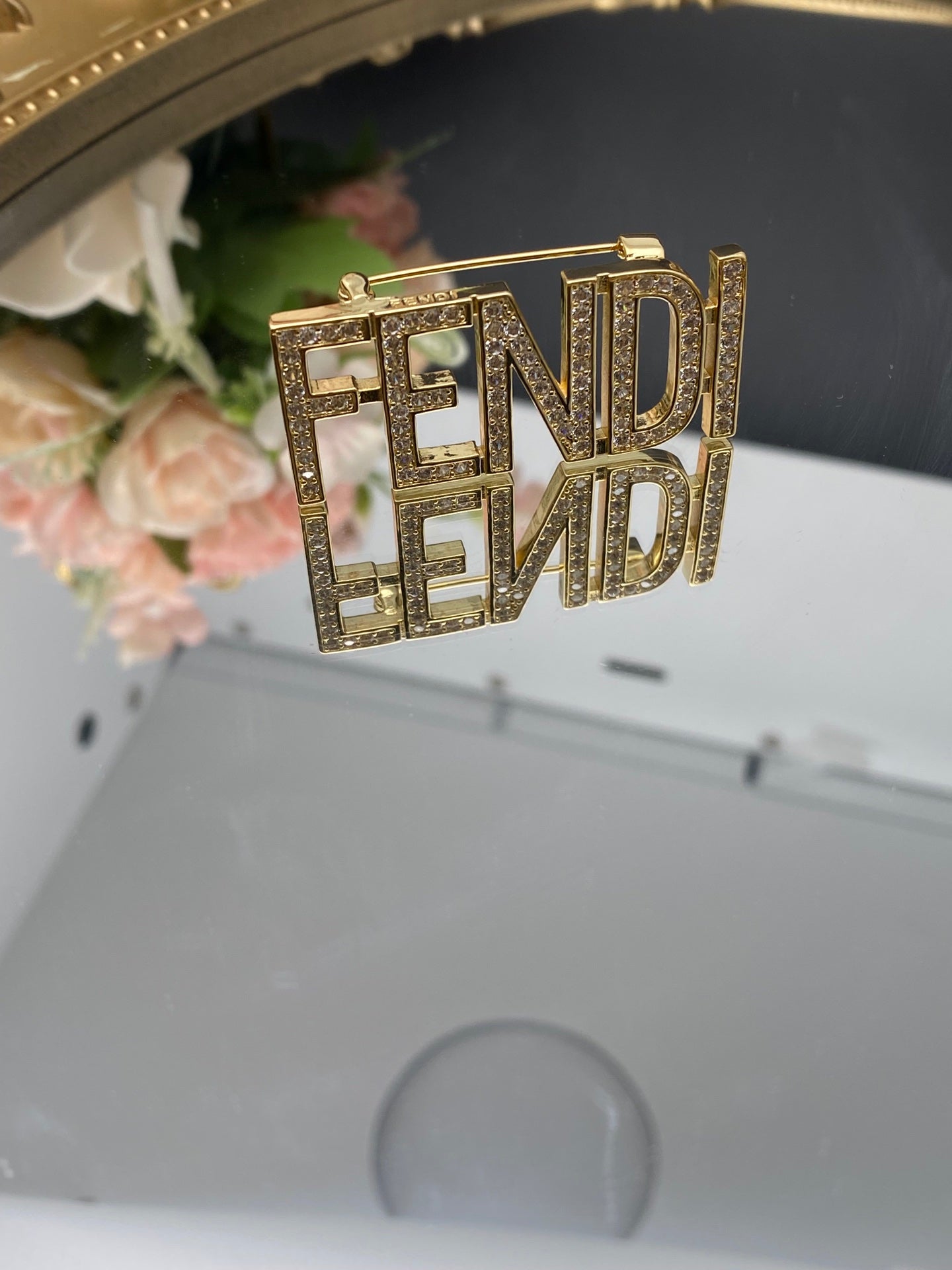 Letter Logo Brooch