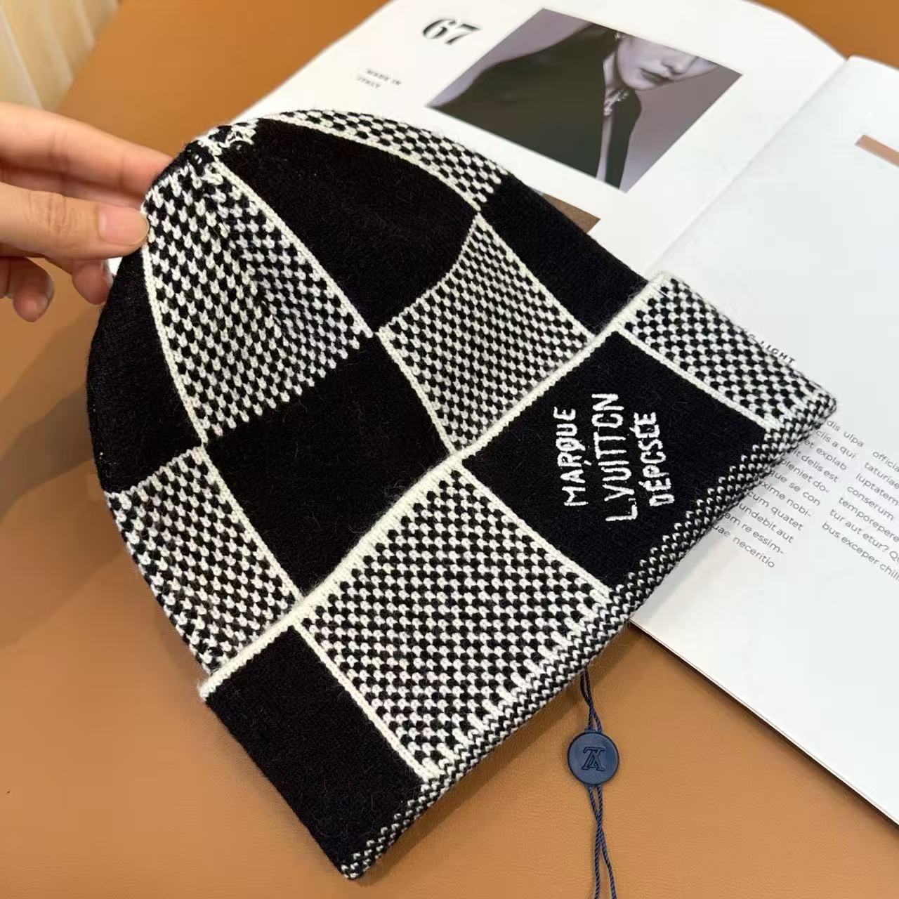 2025 New Embroidered Knitted Woolen Hat