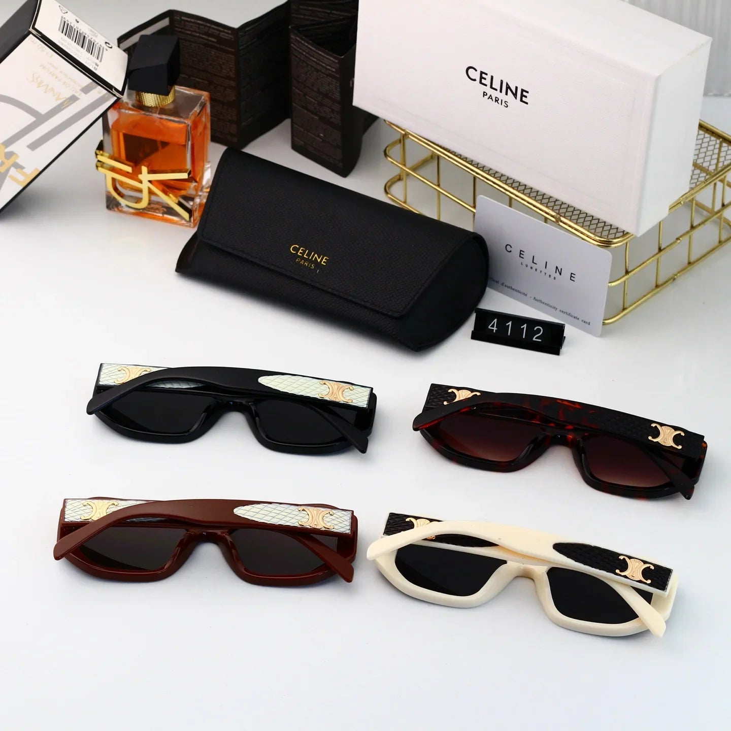 4 colors of trendy sunglasses  6602