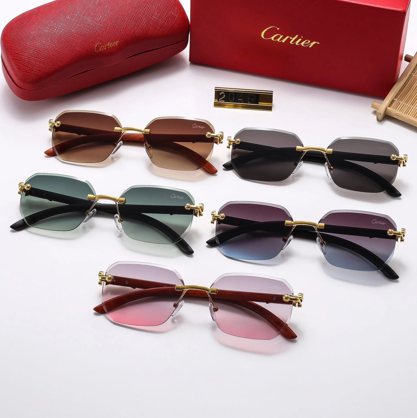 5 colors fashion sunglasses 2044