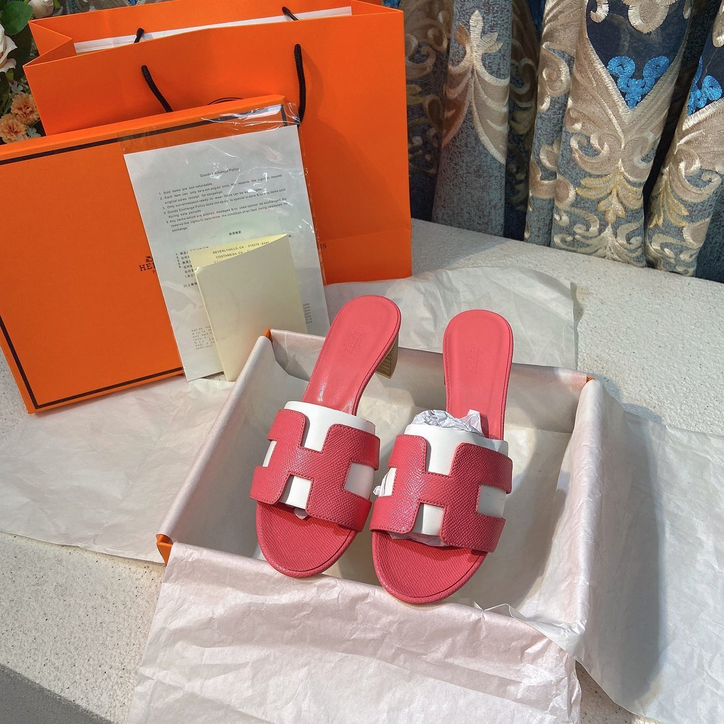 Classic H Heel Sandals