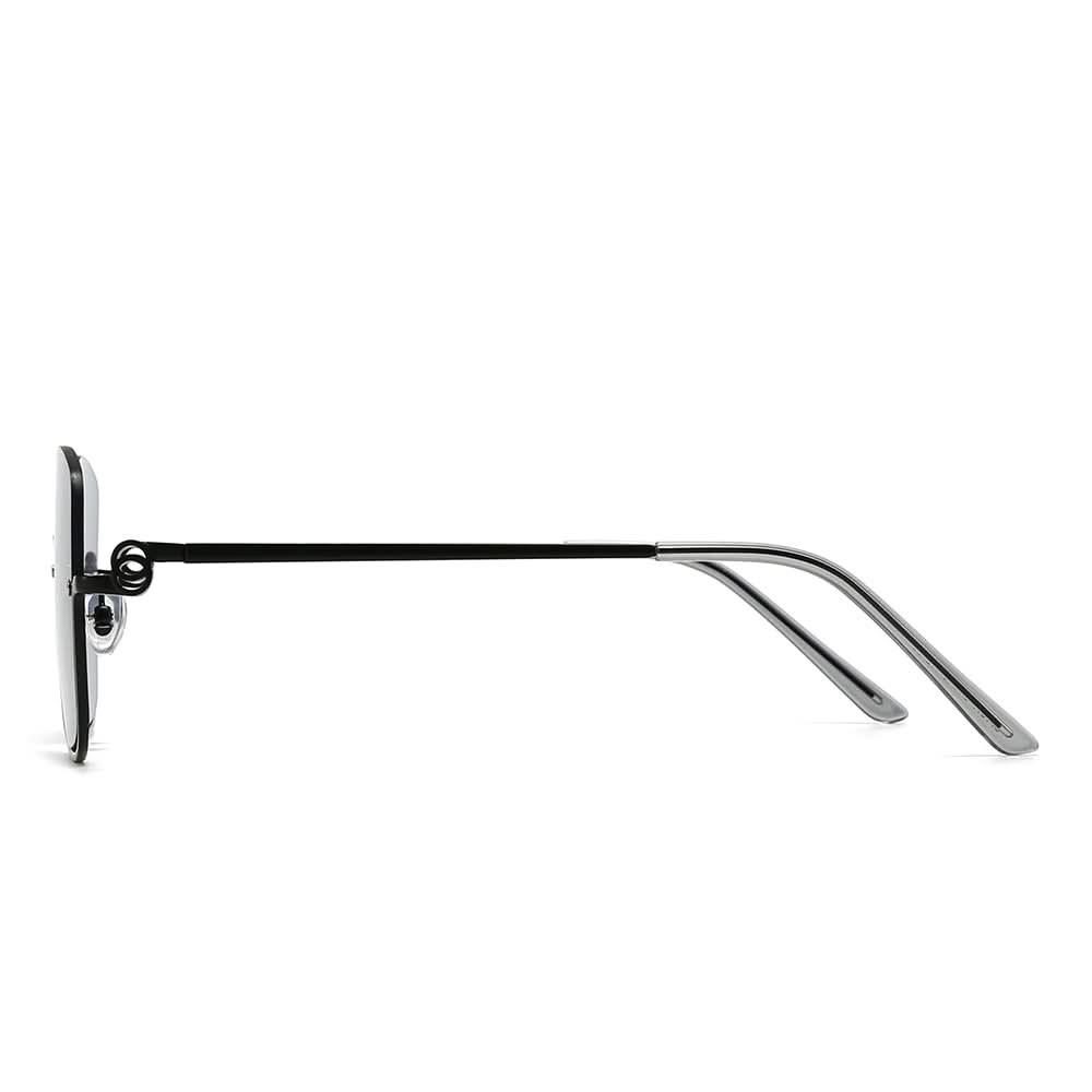 Dollger Square Semi-Rimless Tinted Sunglasses