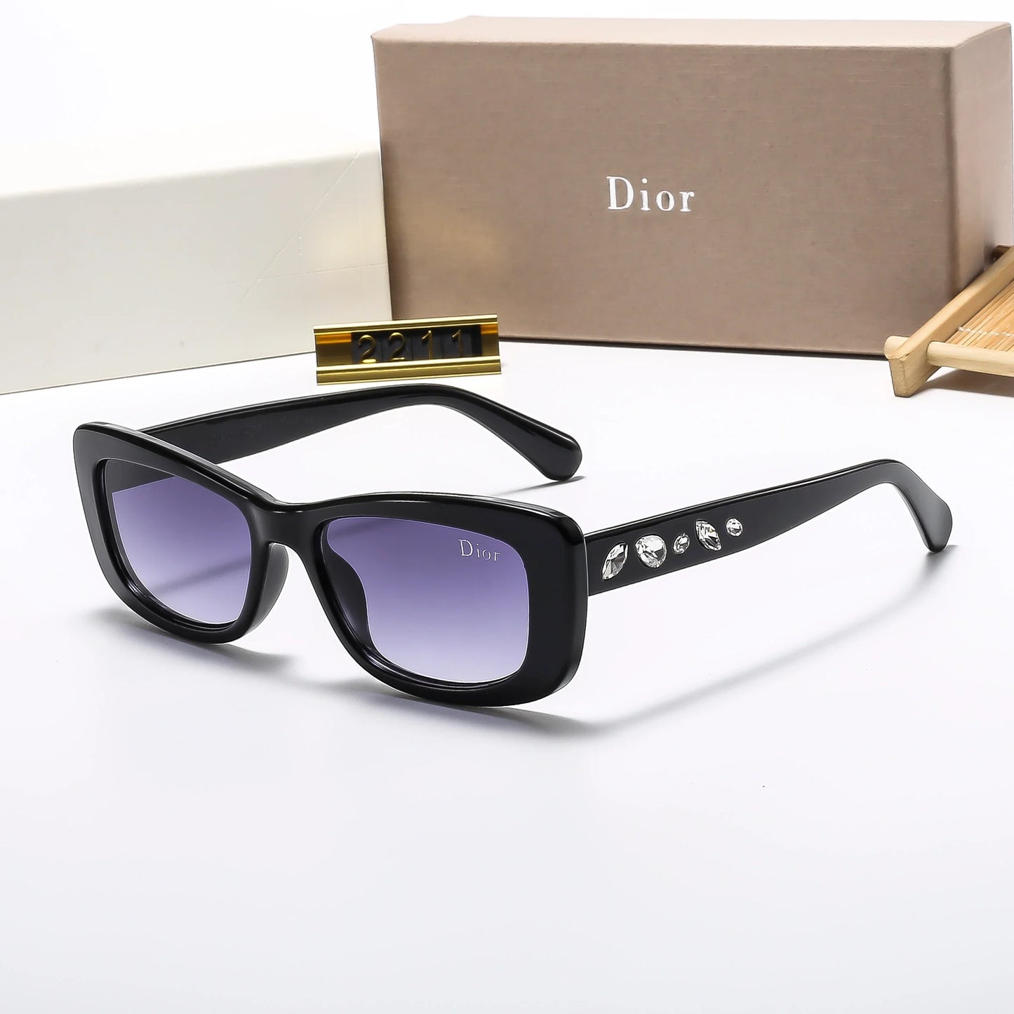 6 colors trendy HD lens sunglasses  2211