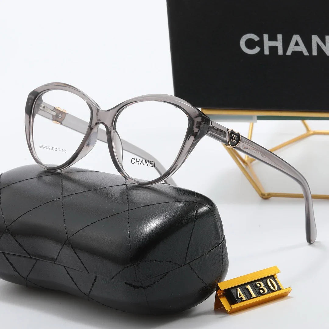 5-color full-frame transparent lens sunglasses 4130