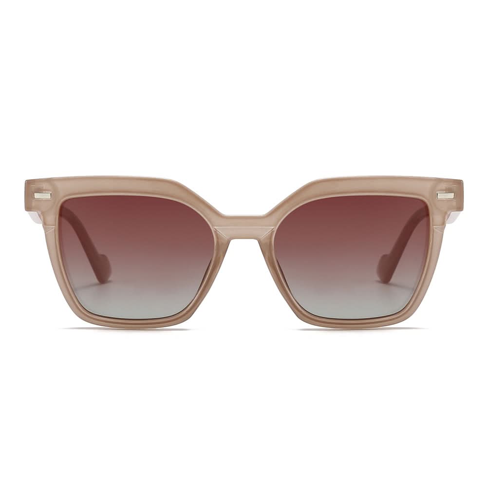Dollger Wide Thick Square Tinted Sunglasses