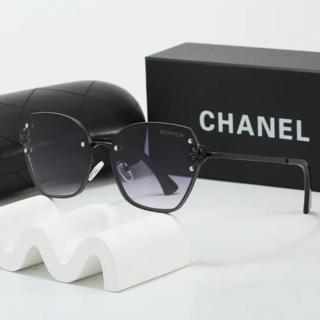 7 colors frameless metal thin lens sunglasses