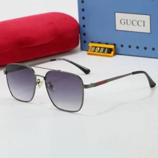 6-color full frame HD lens metal thin frame sunglasses 9031