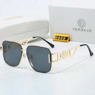 Hot sale metal full frame square sunglasses 9035