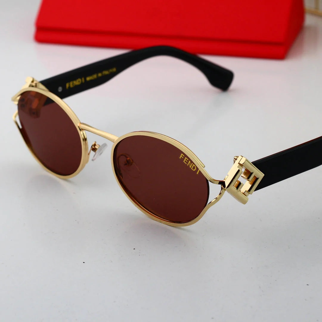 New curved nylon high-definition lens sunglasses, half-frame design shows elegance